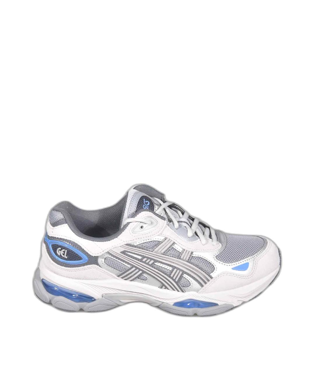 ASICS Серые текстильные низкие кроссовки / кеды, фото 1