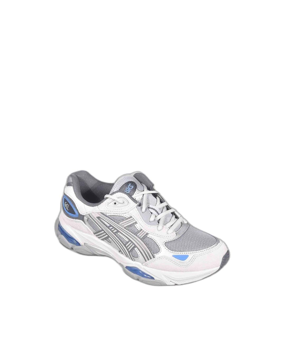 ASICS Серые текстильные низкие кроссовки / кеды, фото 2