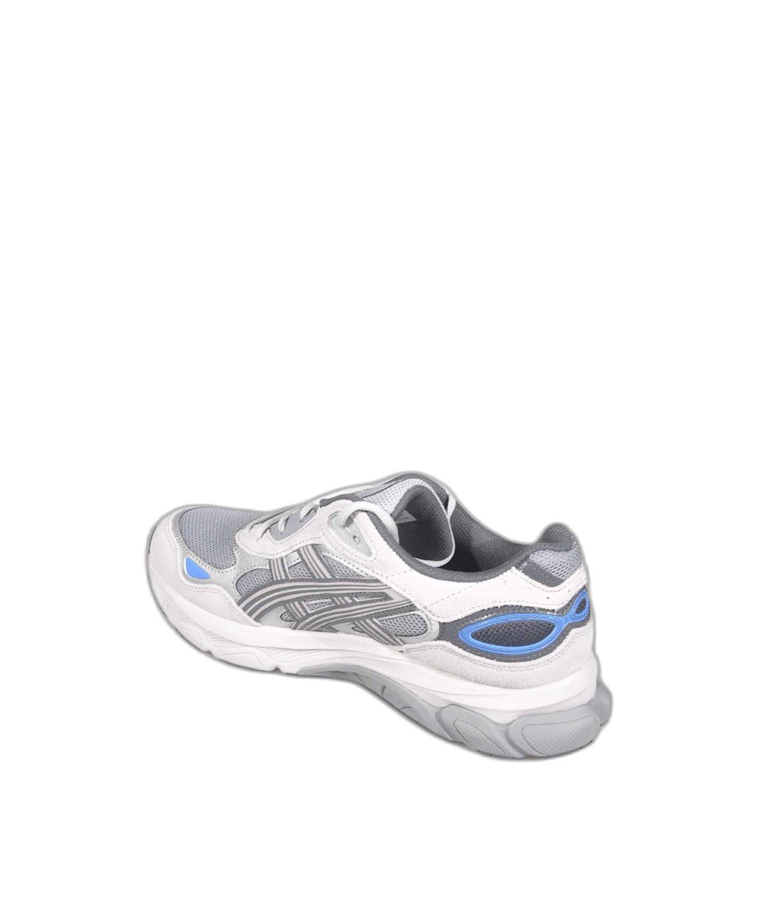 ASICS Серые текстильные низкие кроссовки / кеды, фото 3