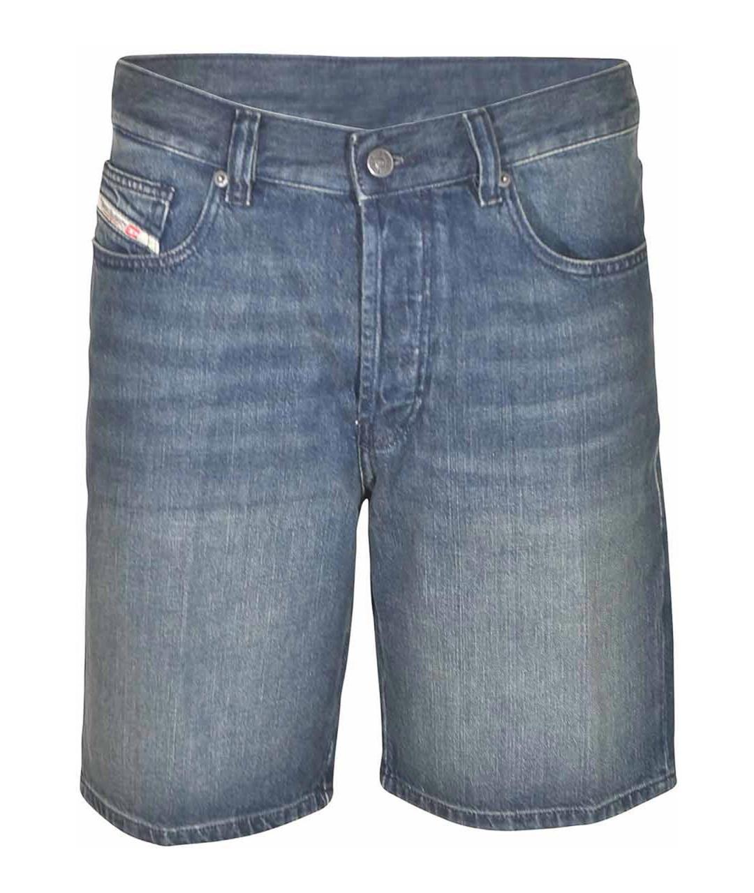 DIESEL Синие хлопковые шорты, фото 1
