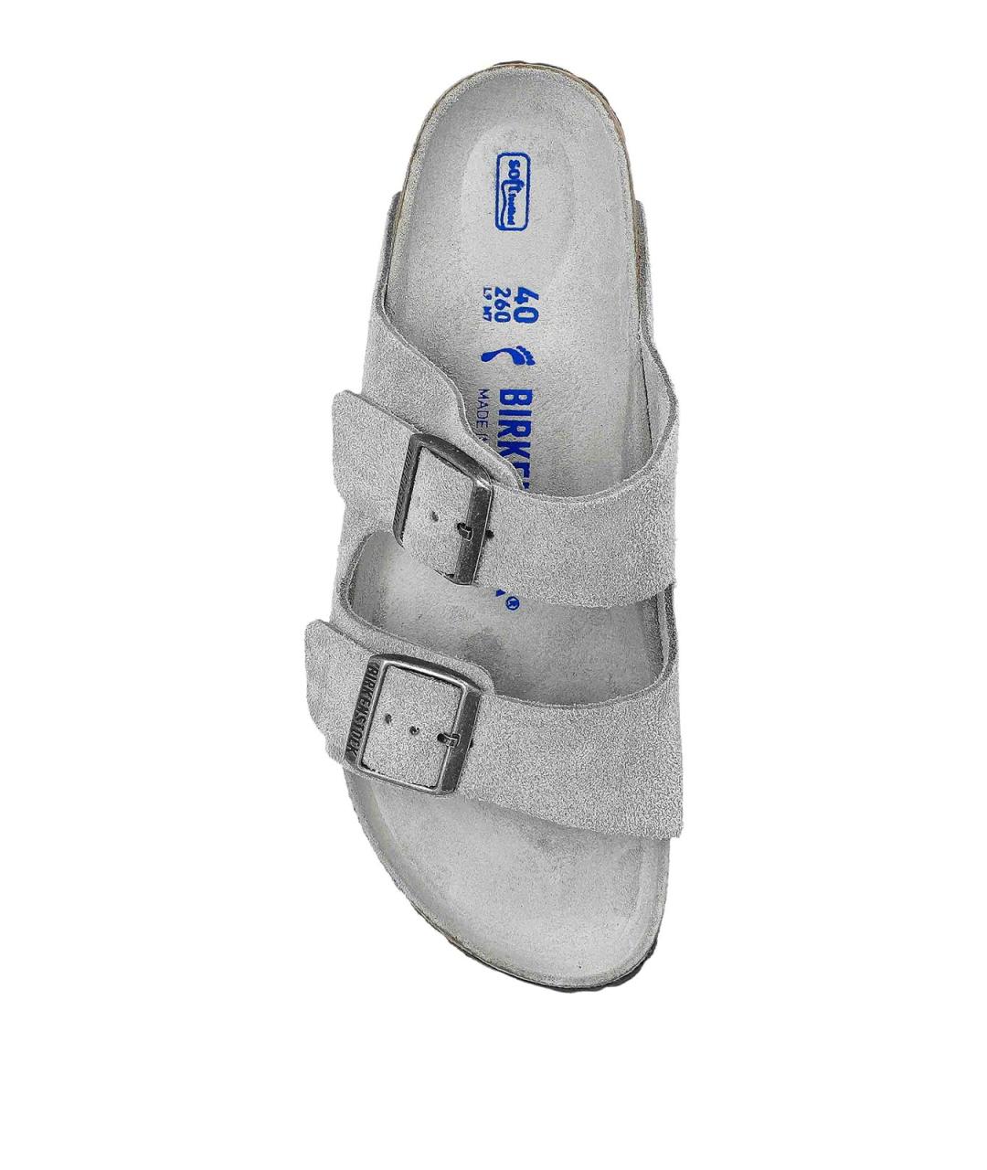 BIRKENSTOCK Серые текстильные сандалии, фото 3