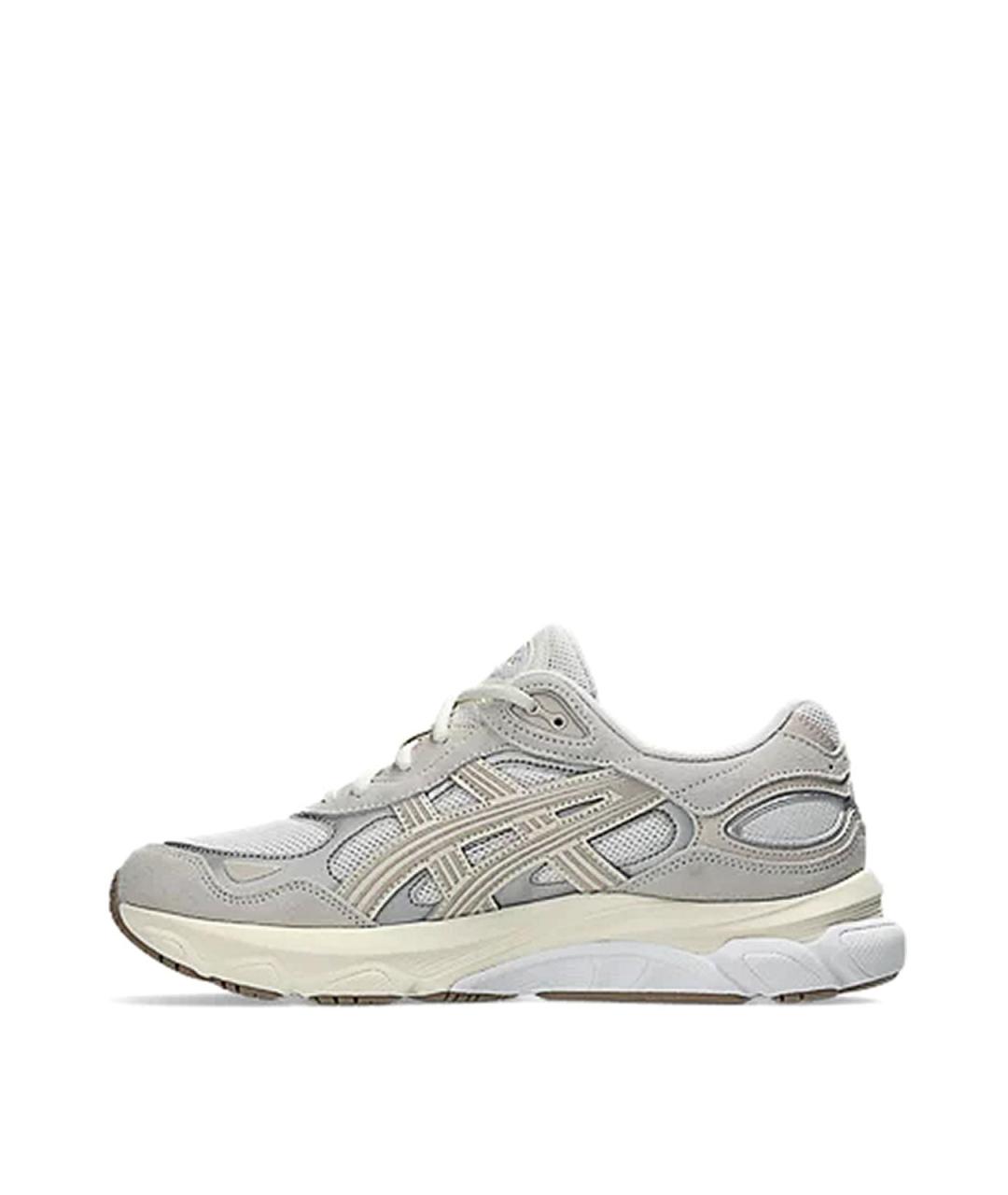 ASICS Серые текстильные низкие кроссовки / кеды, фото 2