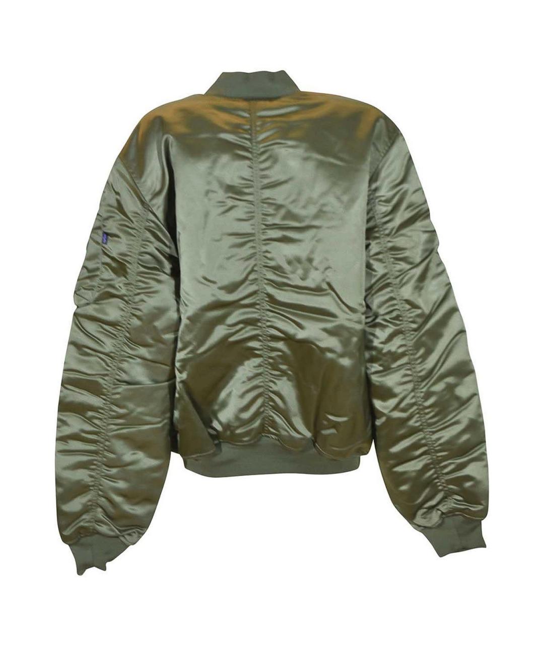 ALPHA INDUSTRIES Зеленая нейлоновая куртка, фото 2