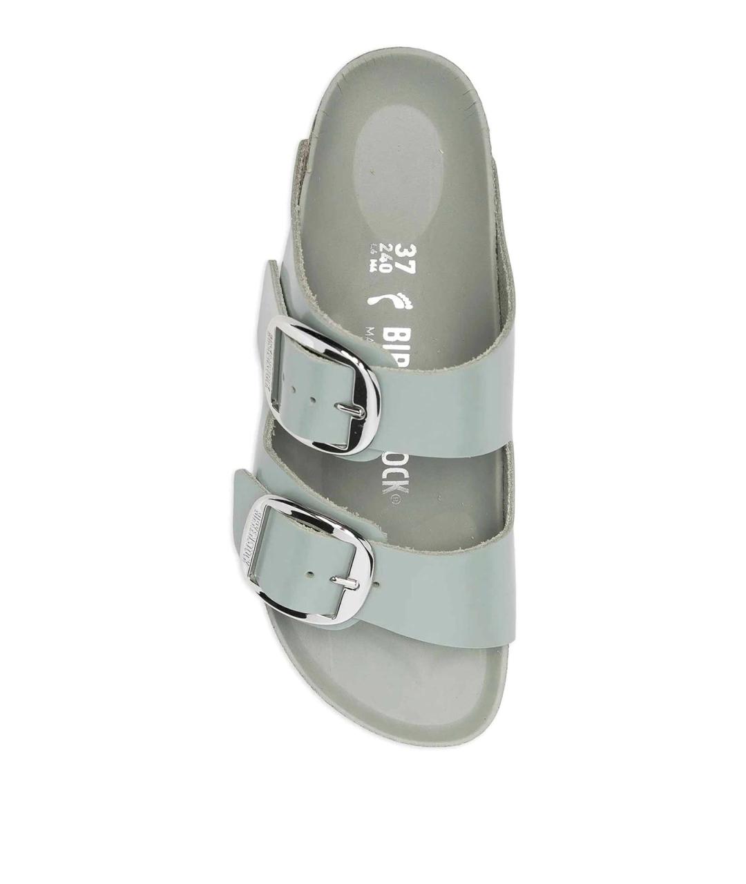 BIRKENSTOCK Бирюзовые текстильные сандалии, фото 2