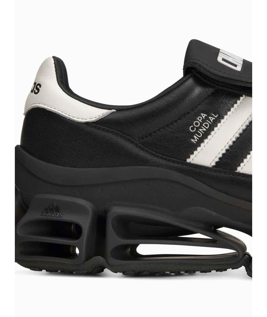 ADIDAS Черные текстильные низкие кроссовки / кеды, фото 5