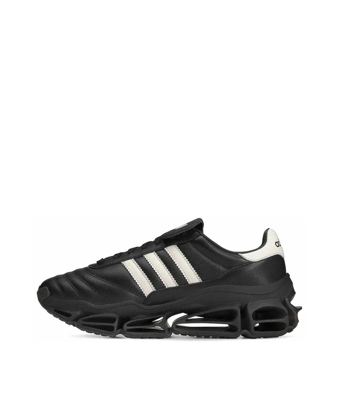 ADIDAS Черные текстильные низкие кроссовки / кеды, фото 2