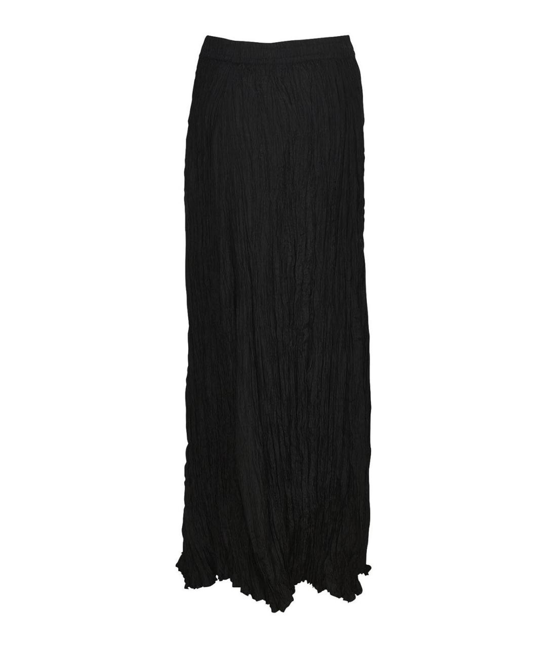 P.A.R.O.S.H. Черная хлопковая юбка макси, фото 2