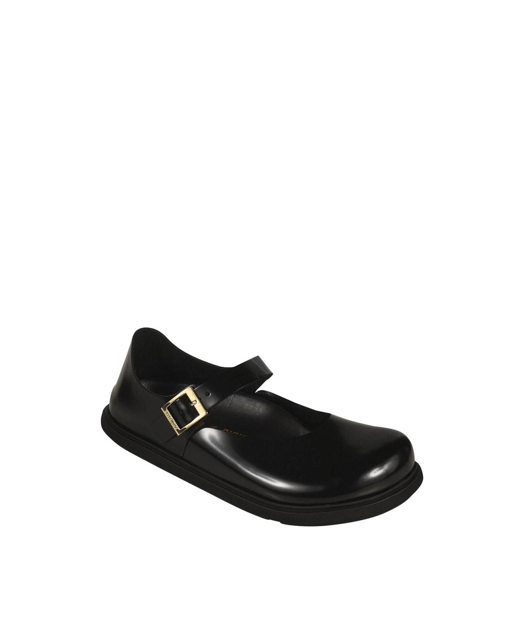 BIRKENSTOCK Черные кожаные сандалии, фото 2
