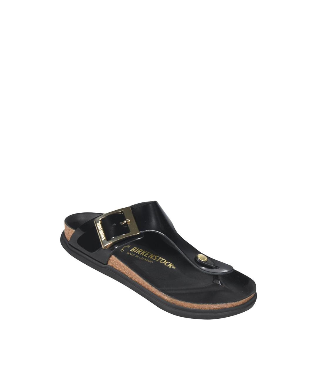 BIRKENSTOCK Черные текстильные сандалии, фото 2