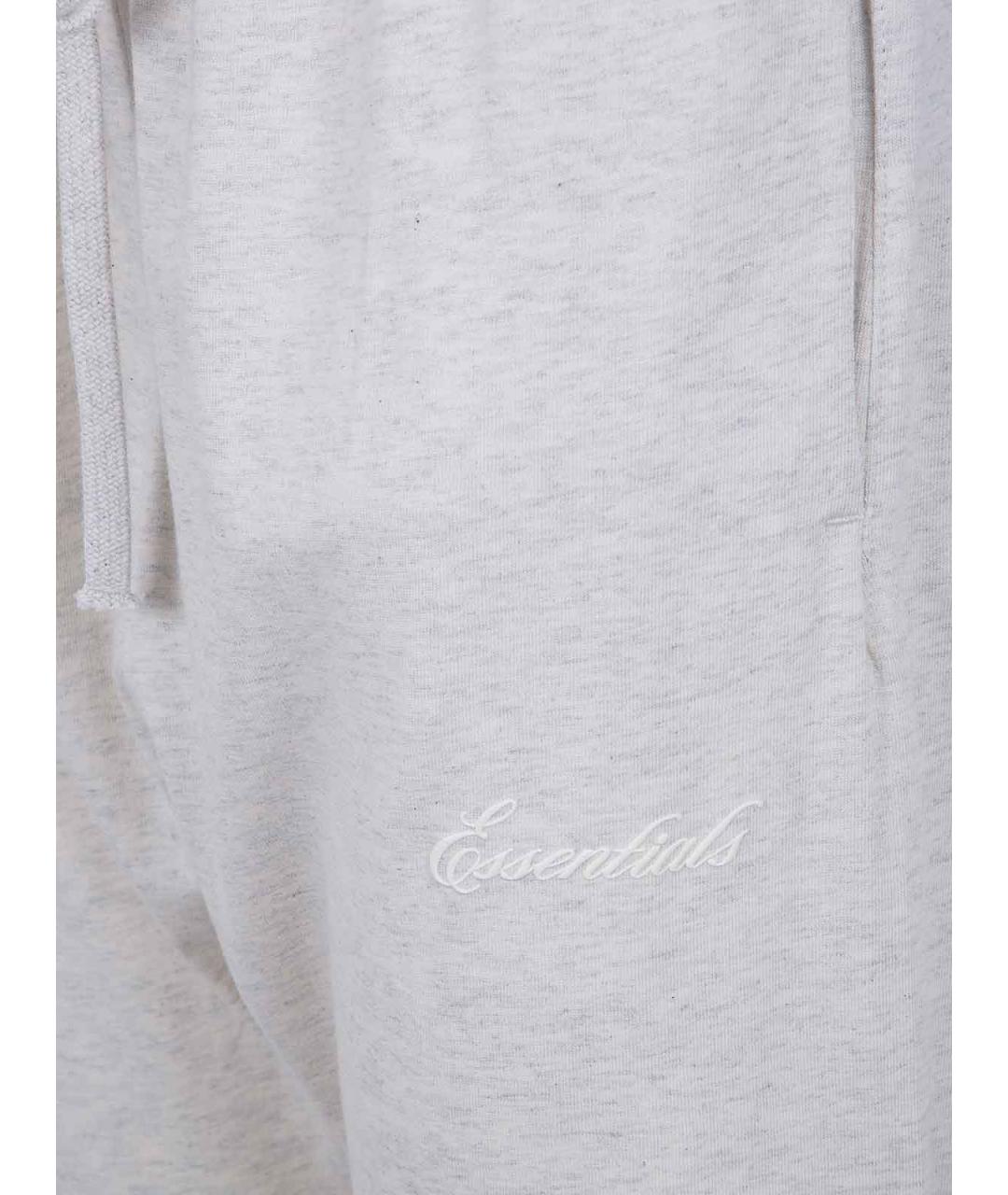 FEAR OF GOD Серые хлопковые спортивные брюки и шорты, фото 3
