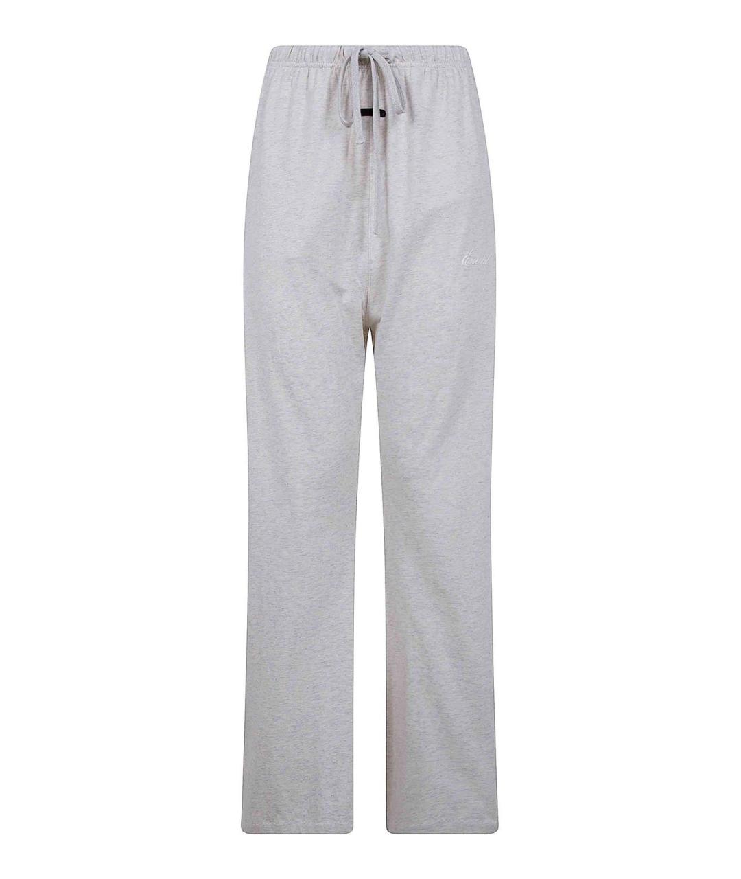 FEAR OF GOD Серые хлопковые спортивные брюки и шорты, фото 1