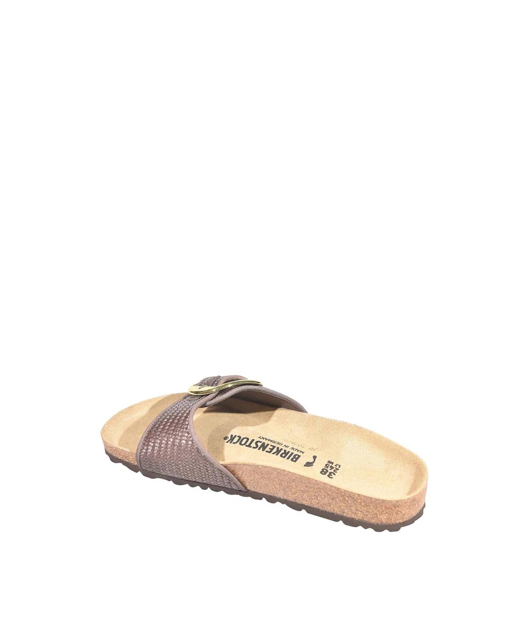 BIRKENSTOCK Бежевые текстильные сандалии, фото 3