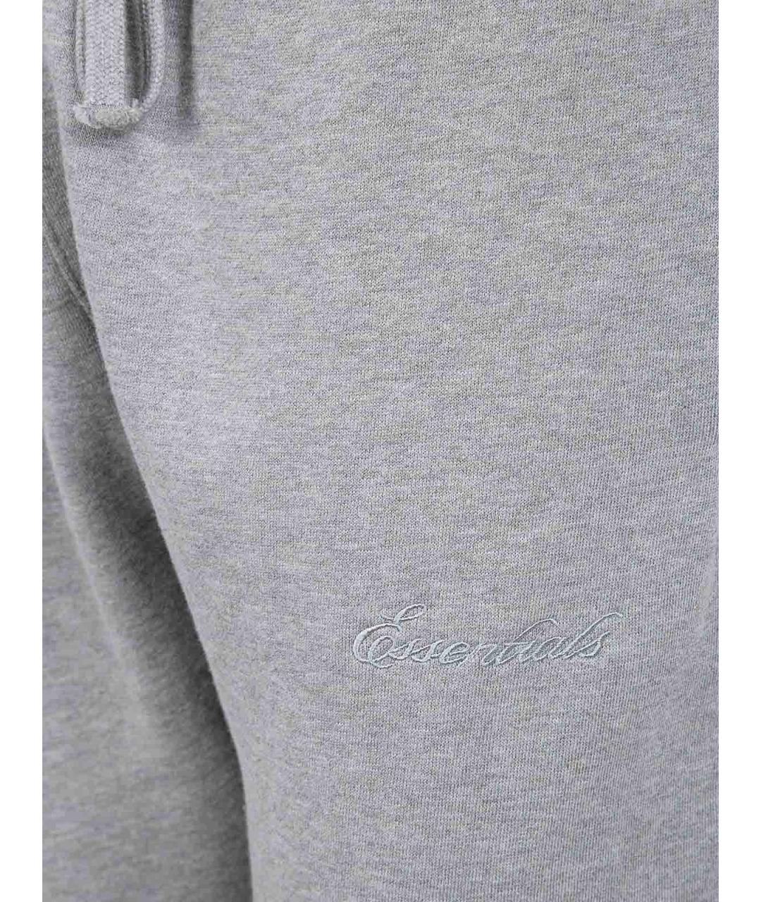 FEAR OF GOD Серые хлопковые спортивные брюки и шорты, фото 3