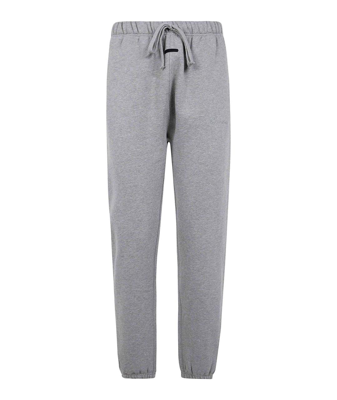 FEAR OF GOD Серые хлопковые спортивные брюки и шорты, фото 1