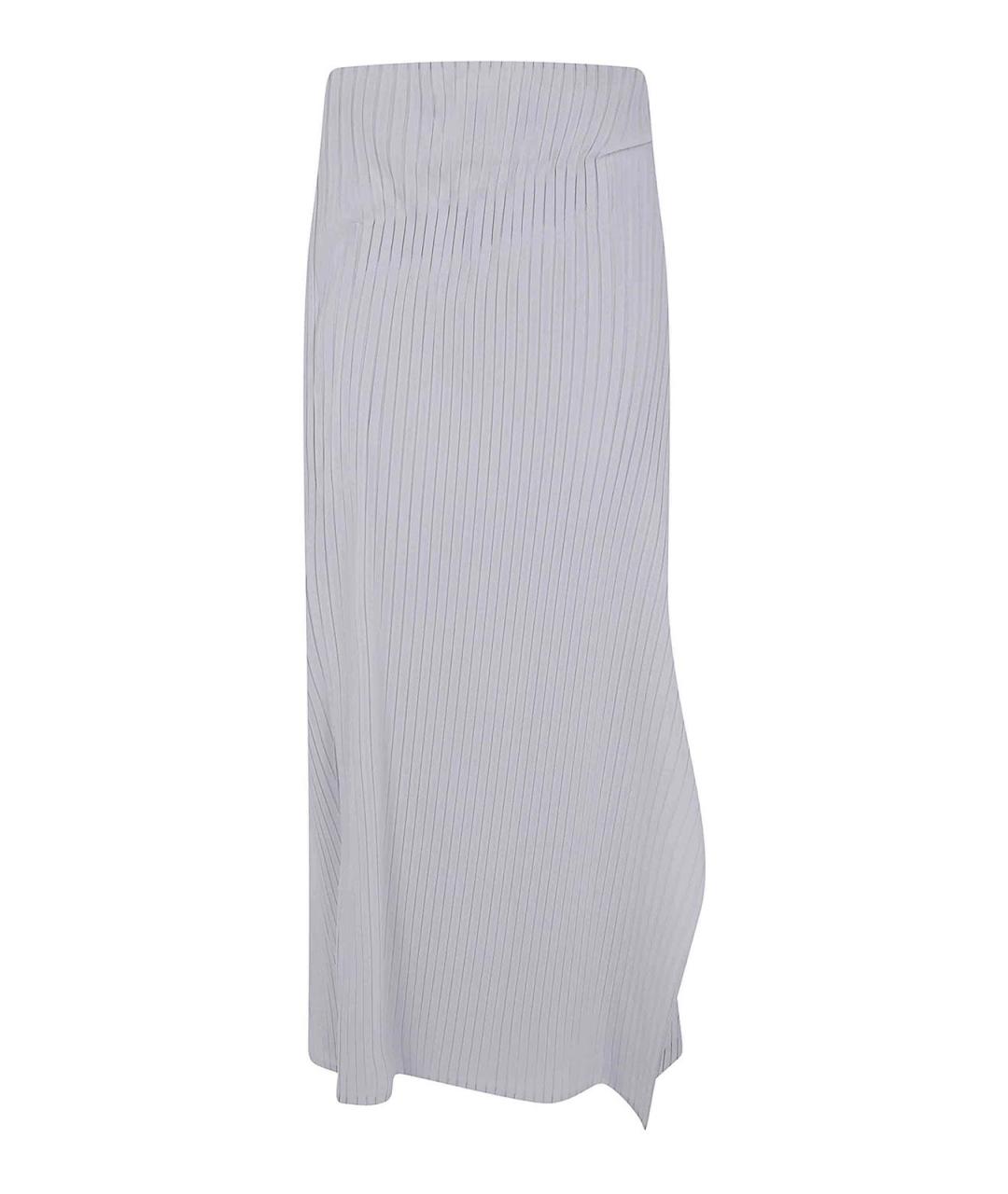 ISSEY MIYAKE Зеленая полиэстеровая юбка макси, фото 1
