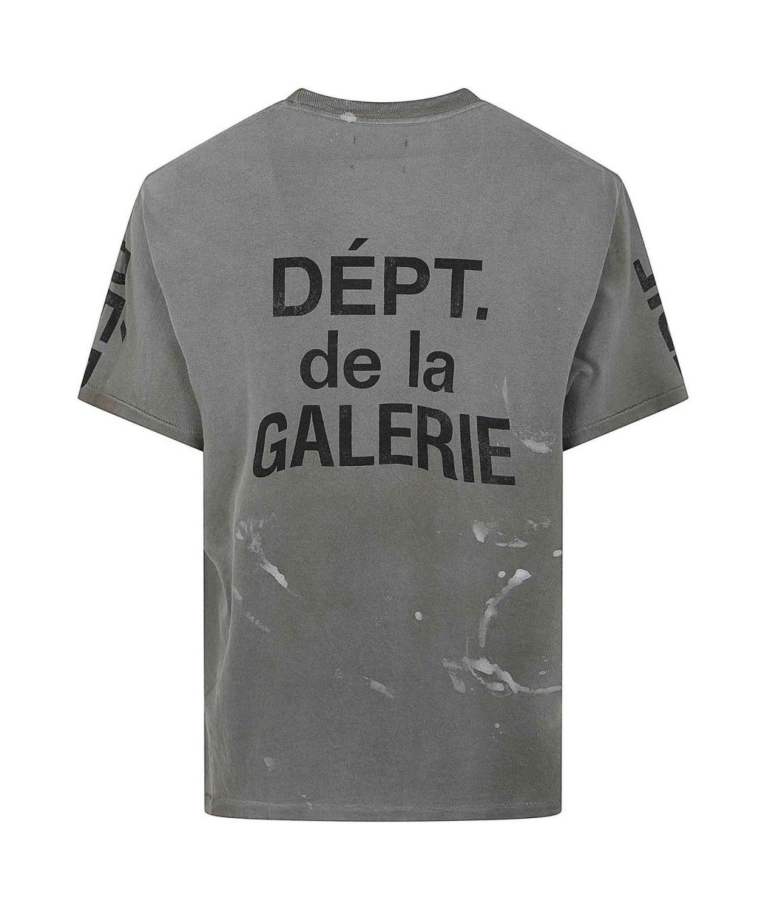 Gallery Dept Зеленая хлопковая футболка, фото 2