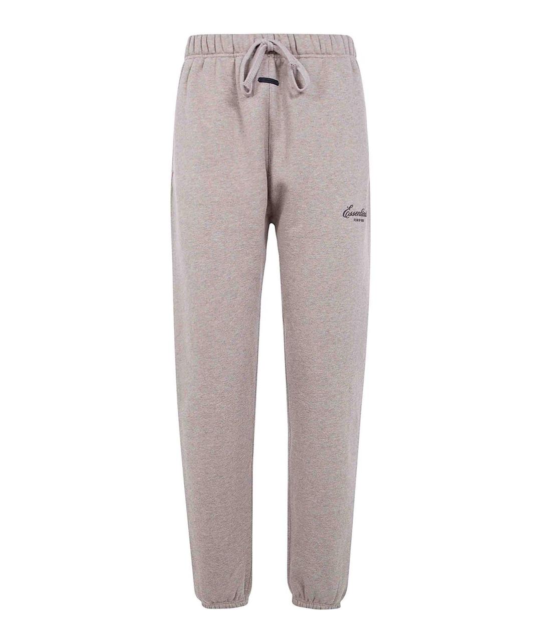 FEAR OF GOD Серые хлопковые спортивные брюки и шорты, фото 1