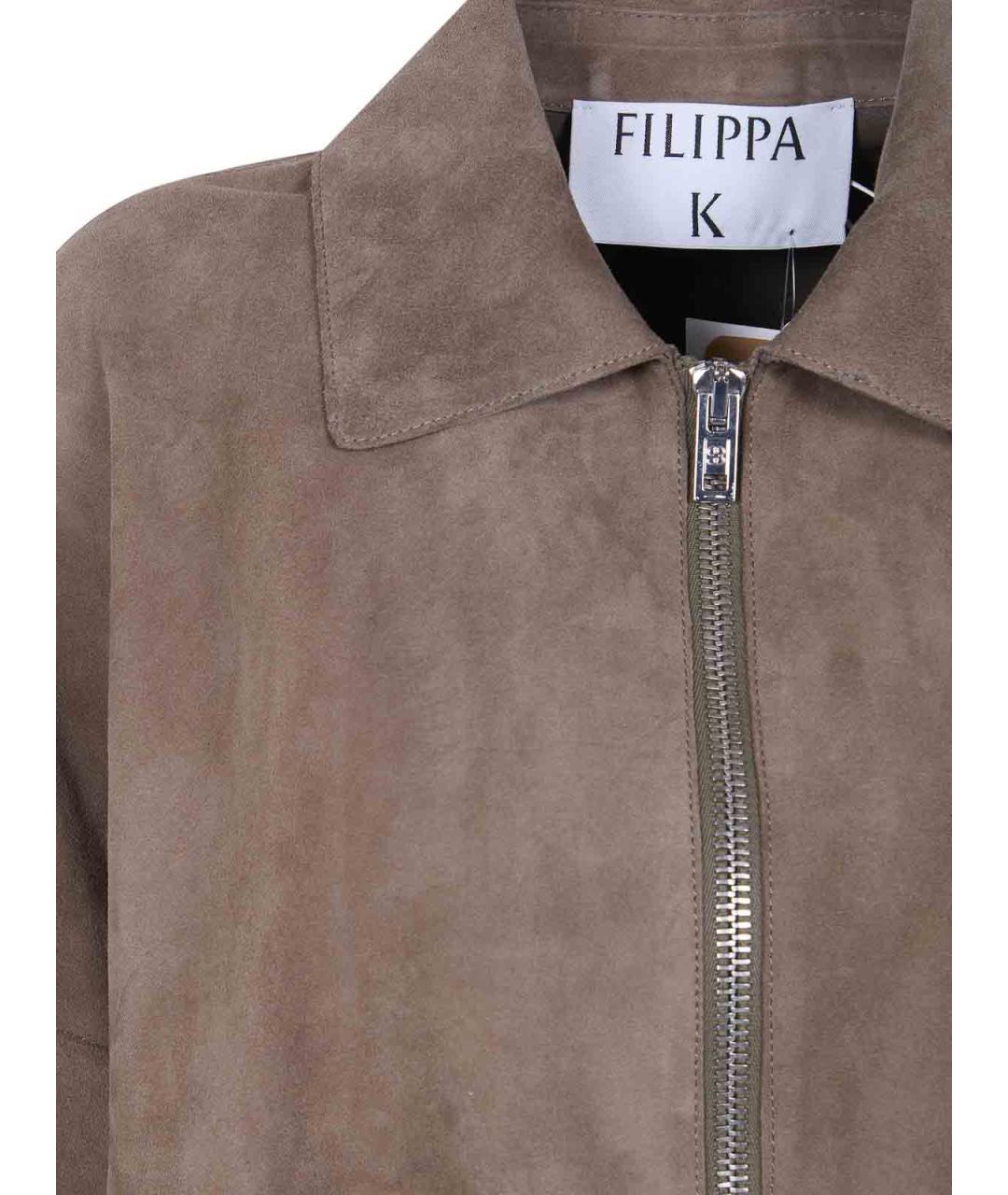 FILIPPA K Зеленая замшевая куртка, фото 3