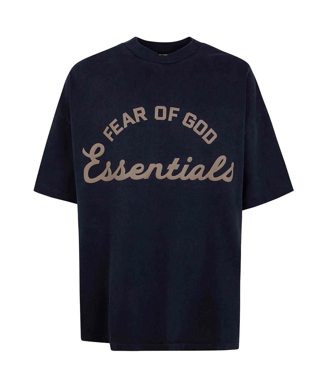 FEAR OF GOD Серая хлопковая футболка, фото 1
