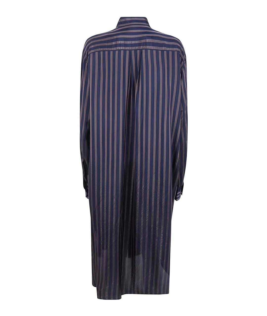 DRIES VAN NOTEN Синее вискозное повседневное платье, фото 2