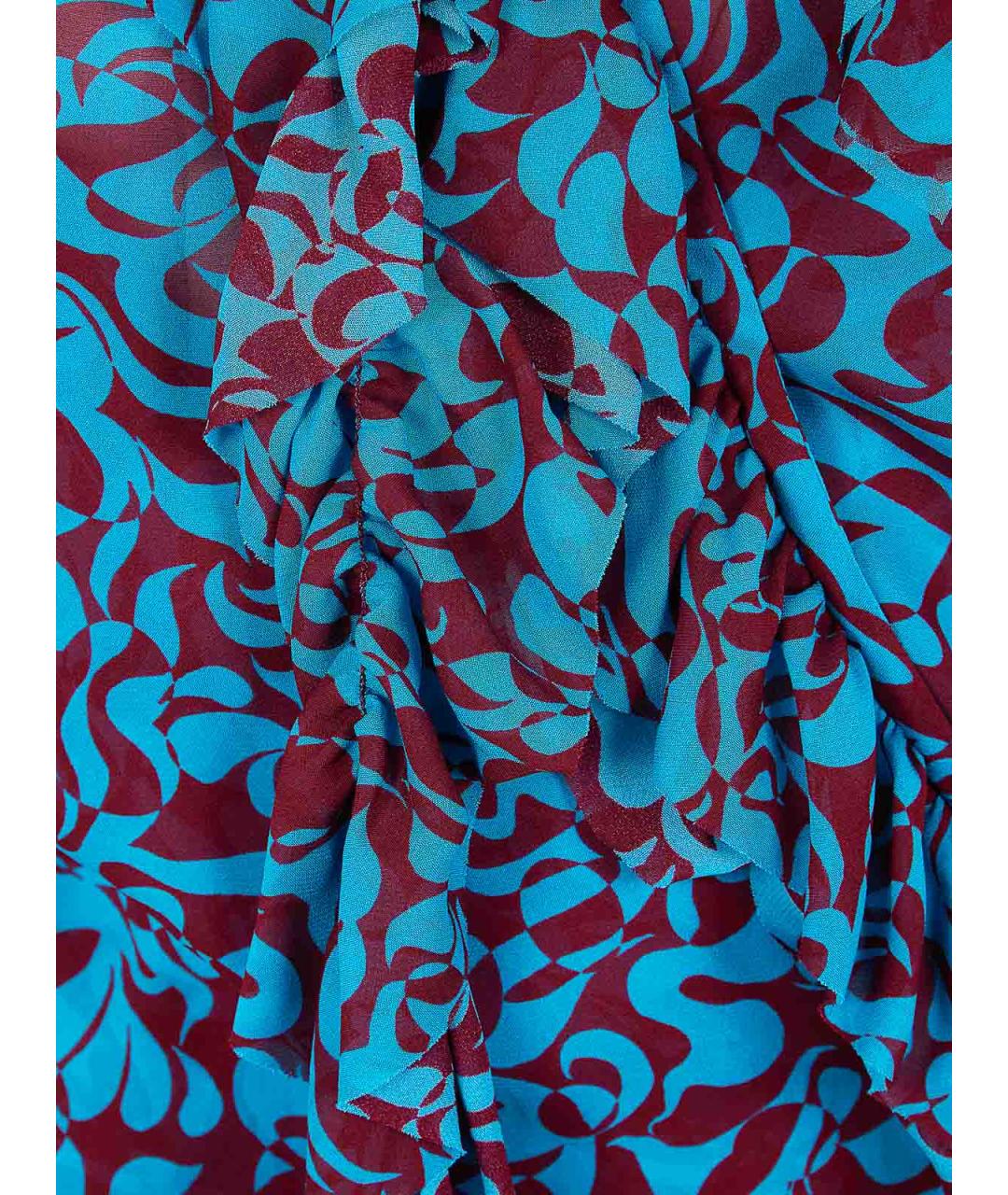 DRIES VAN NOTEN Синяя хлопковая блузы, фото 3