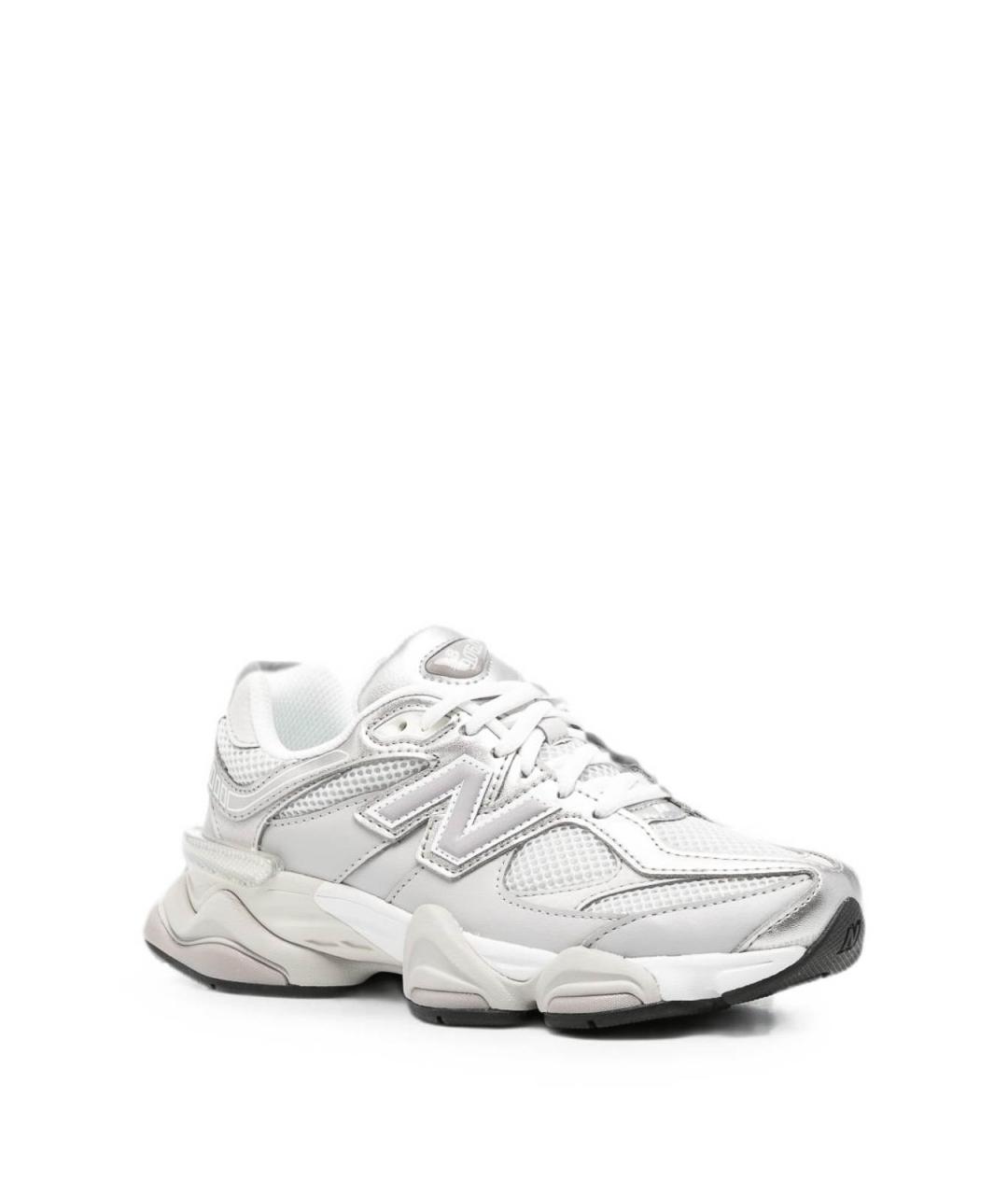 NEW BALANCE Белые текстильные кроссовки, фото 4