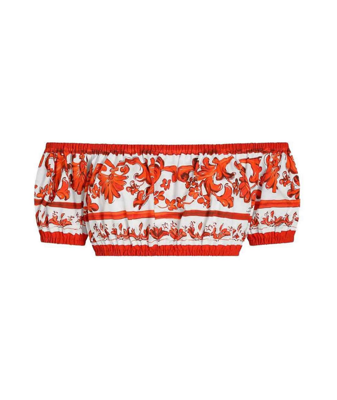 DOLCE&GABBANA Мульти хлопковая майка, фото 1