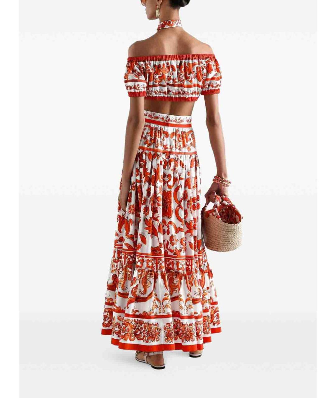 DOLCE&GABBANA Мульти хлопковая майка, фото 3