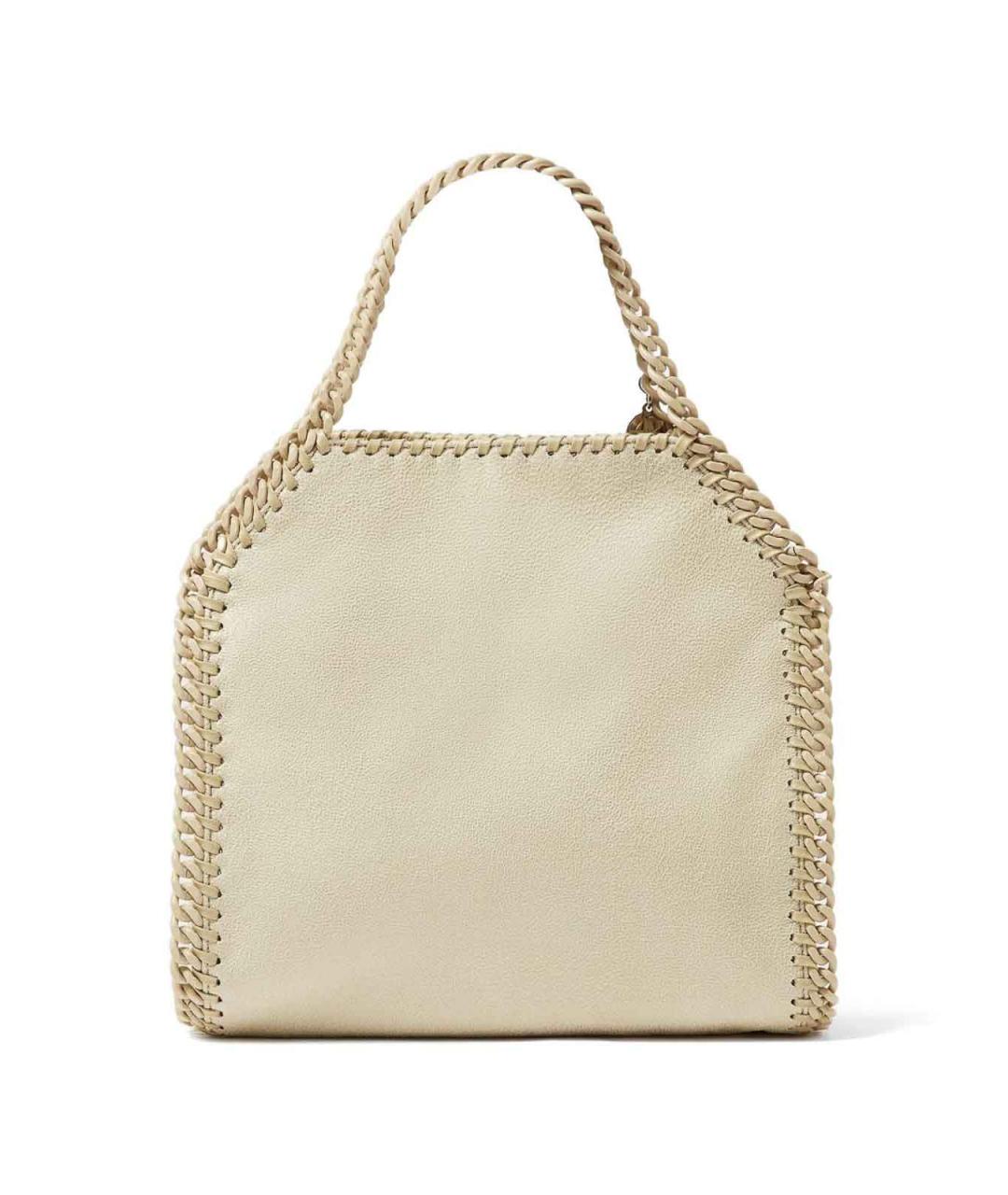 STELLA MCCARTNEY Бежевая сумка с короткими ручками из искусственной кожи, фото 2