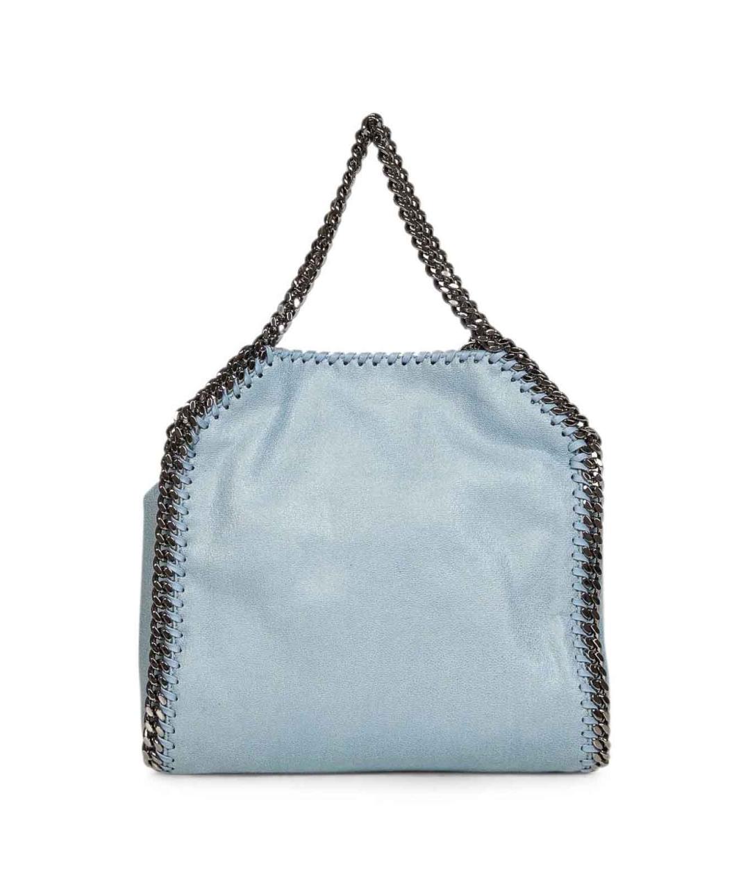 STELLA MCCARTNEY Голубая сумка тоут из искусственной кожи, фото 2