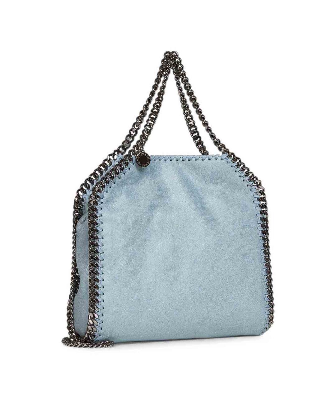 STELLA MCCARTNEY Голубая сумка тоут из искусственной кожи, фото 3