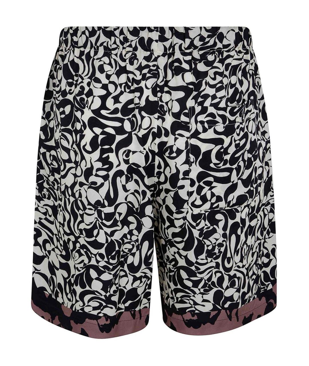 DRIES VAN NOTEN Мульти хлопковые шорты, фото 2