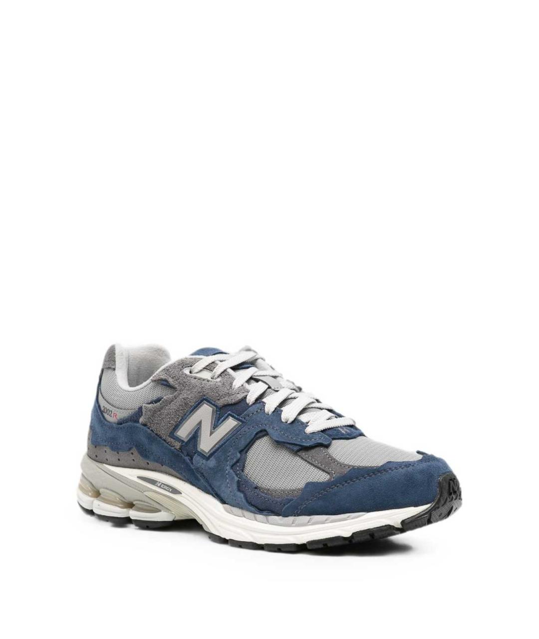 NEW BALANCE Синие синтетические низкие кроссовки / кеды, фото 4