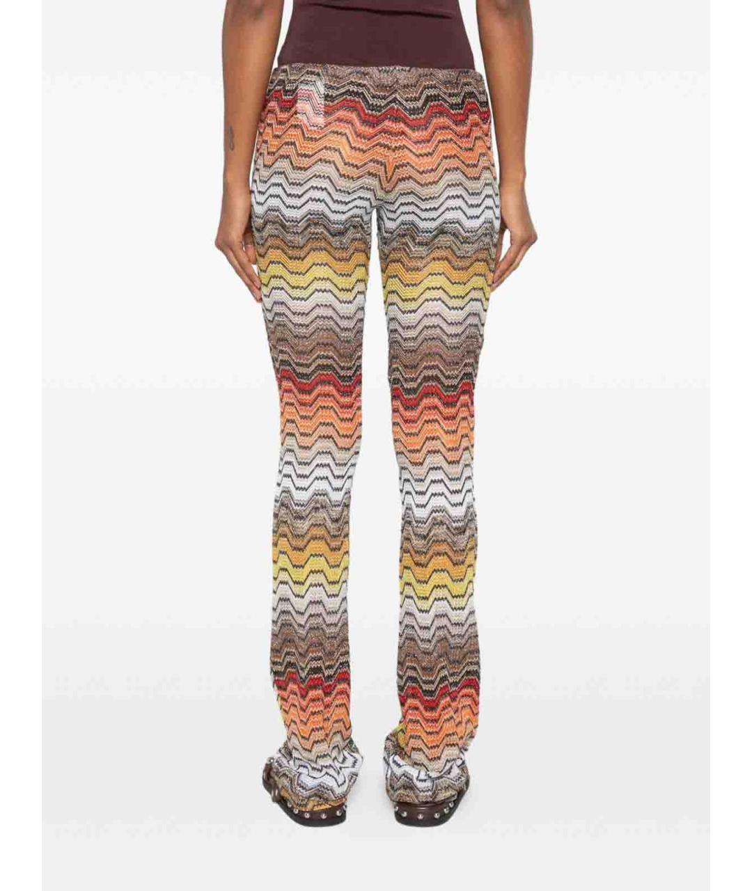 MISSONI Мульти вискозные прямые брюки, фото 3