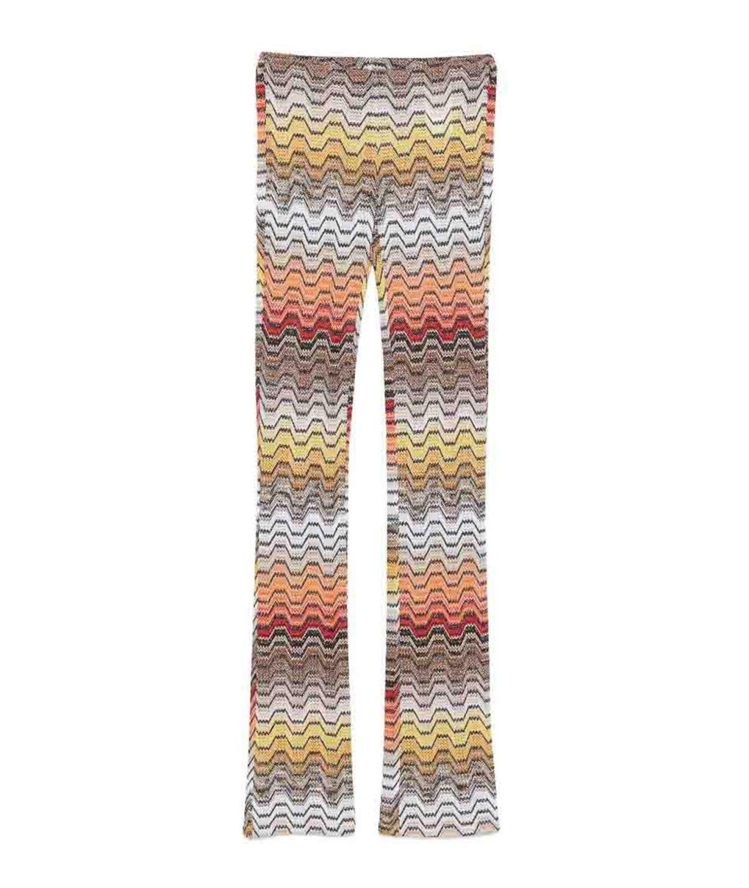 MISSONI Мульти вискозные прямые брюки, фото 1