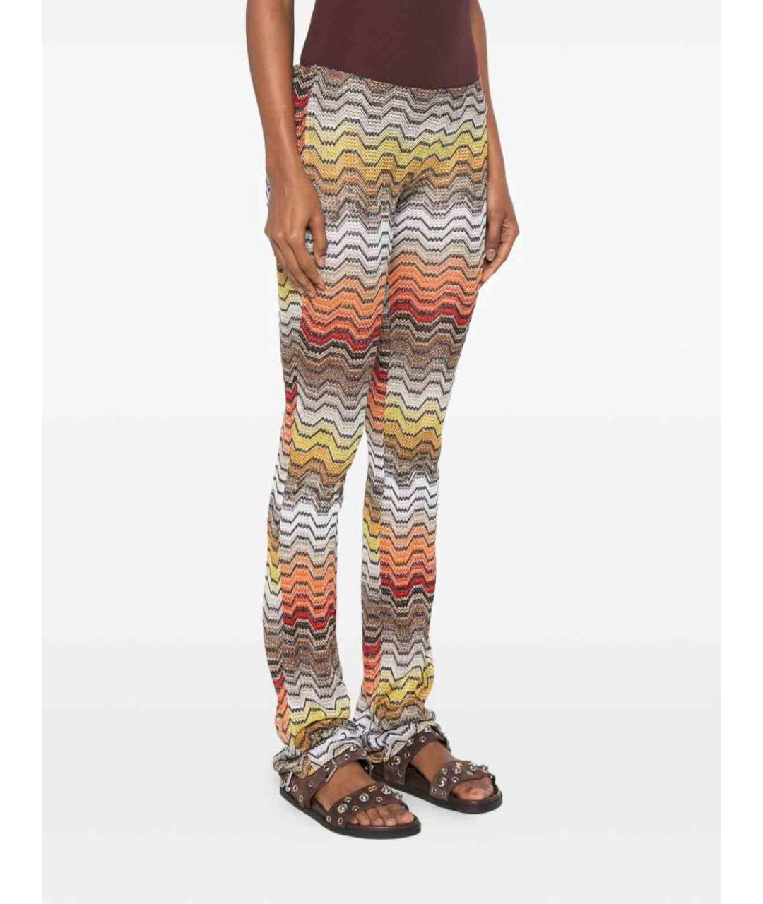 MISSONI Мульти вискозные прямые брюки, фото 5