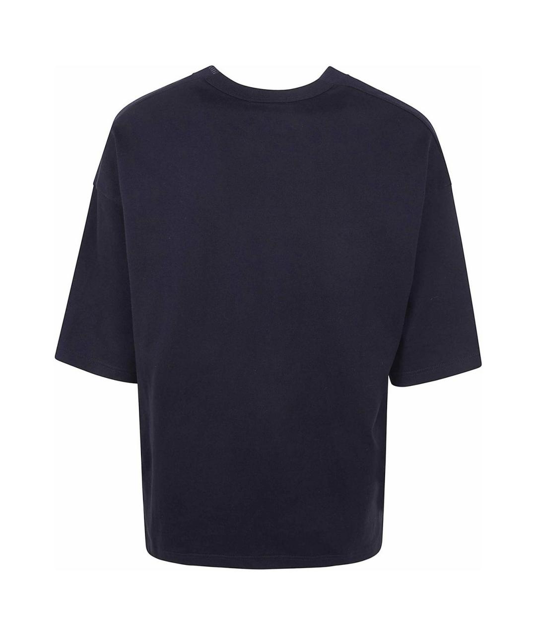 COMME DES GARÇONS HOMME PLUS Черная хлопковая футболка, фото 2