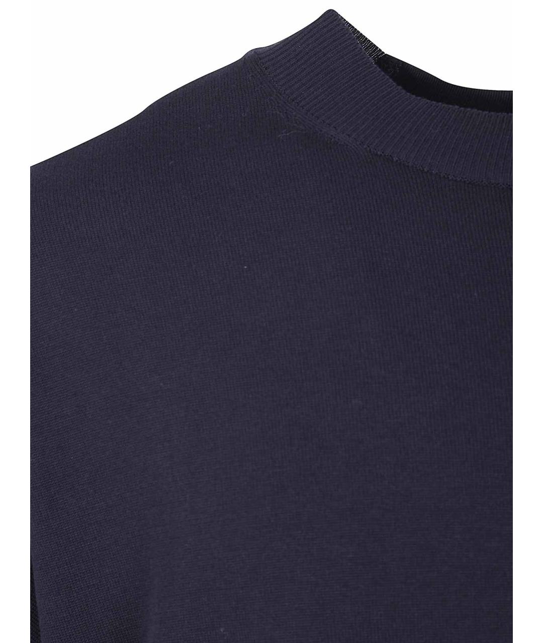 COMME DES GARÇONS HOMME PLUS Черная хлопковая футболка, фото 3