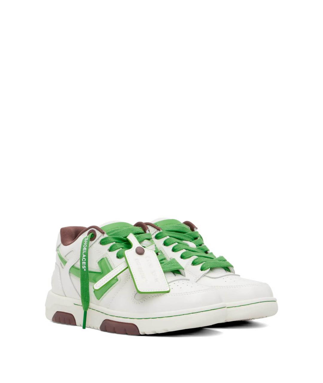 OFF-WHITE Мульти кожаные кроссовки, фото 3