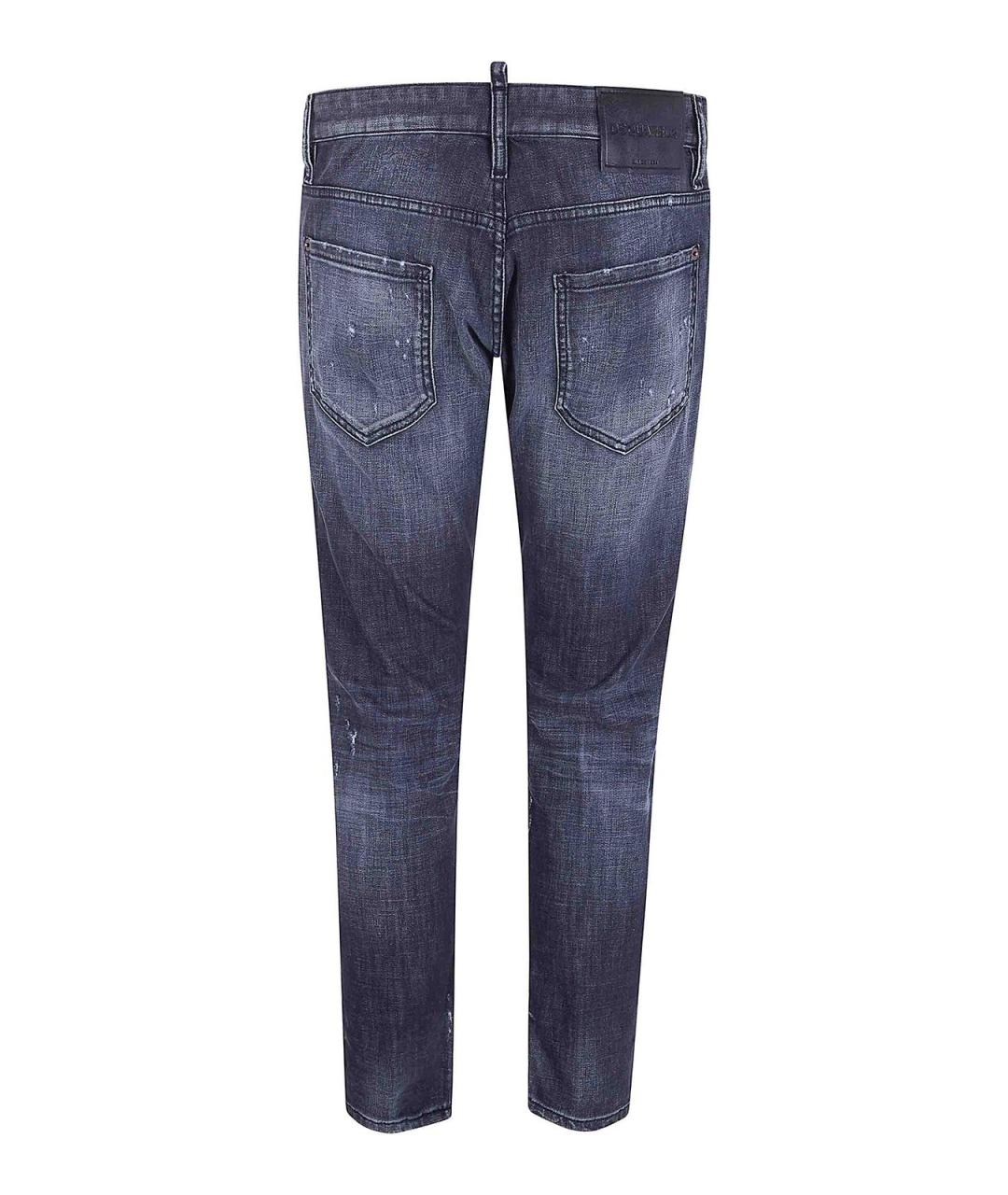 DSQUARED2 Мульти хлопко-эластановые джинсы скинни, фото 2