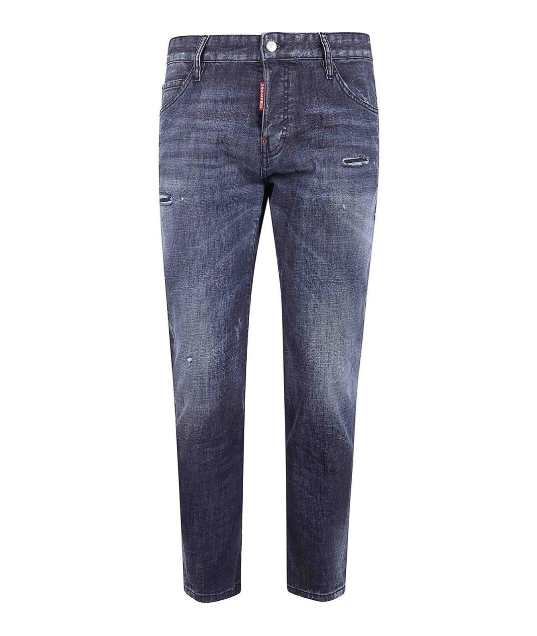 DSQUARED2 Мульти хлопко-эластановые джинсы скинни, фото 1