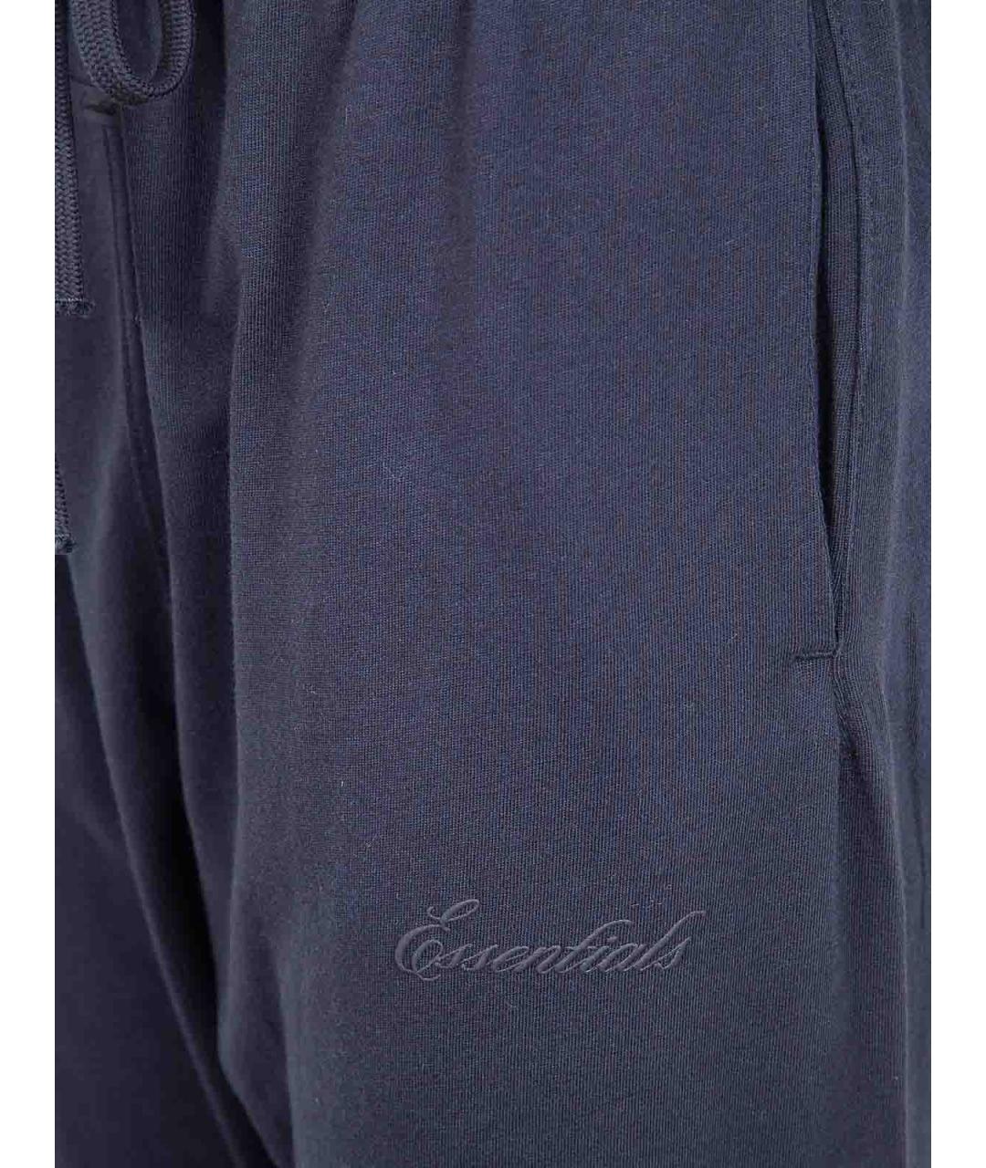 FEAR OF GOD Черные хлопковые прямые брюки, фото 3