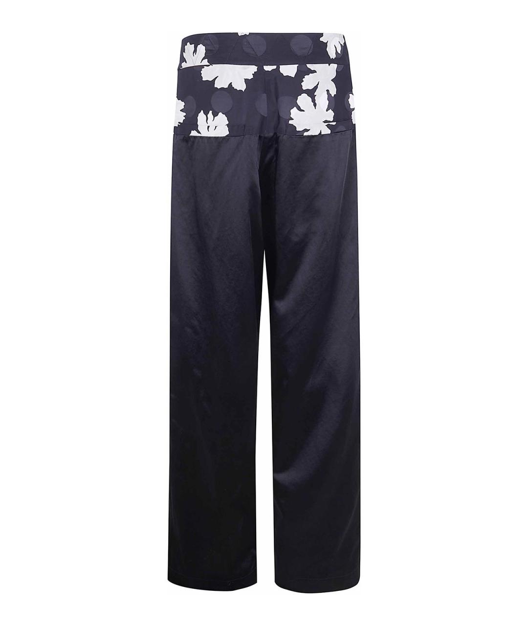 DRIES VAN NOTEN Черные хлопковые повседневные брюки, фото 2