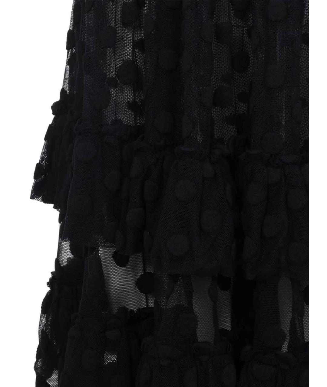 DRIES VAN NOTEN Черное хлопковое коктейльное платье, фото 2