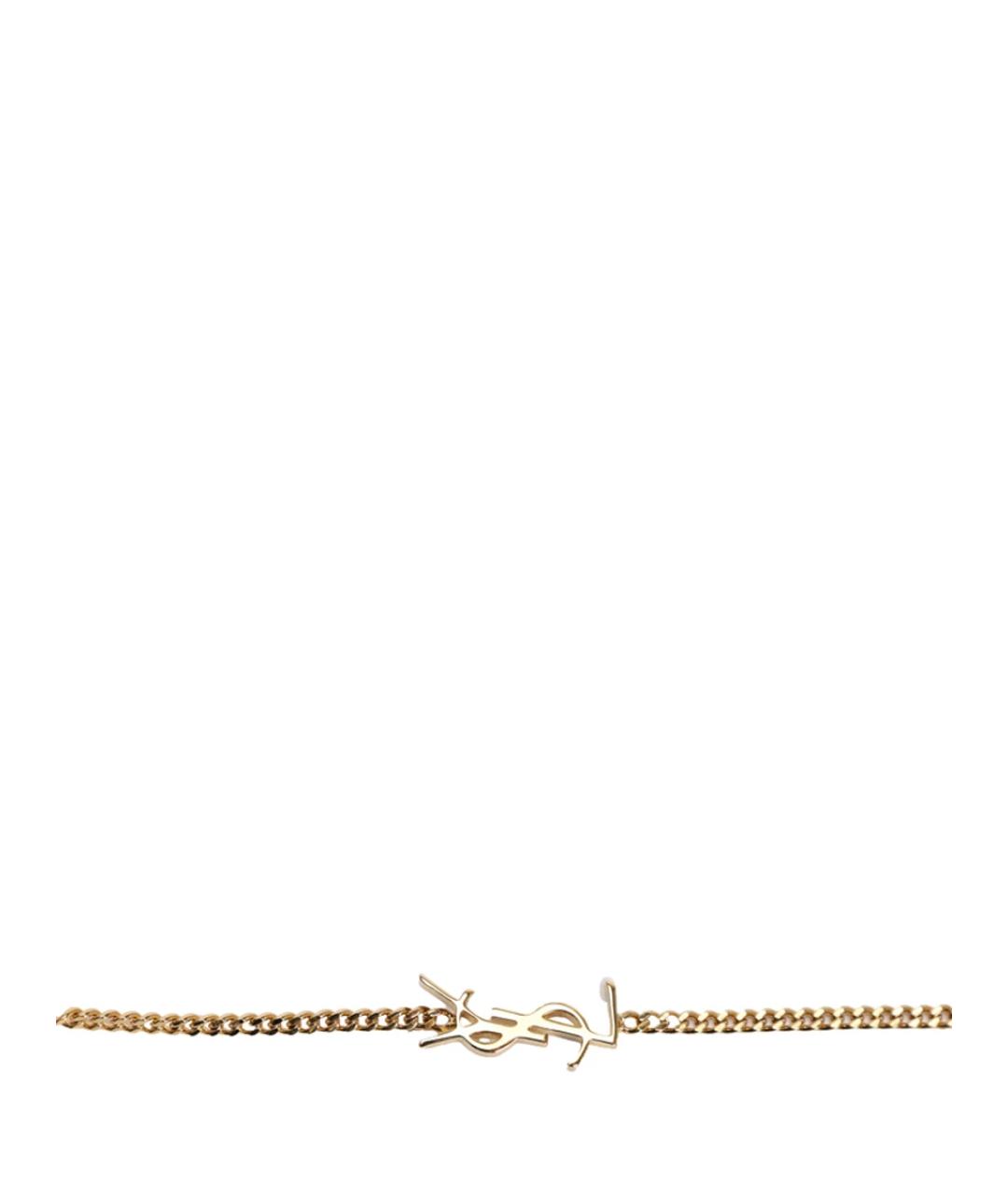 SAINT LAURENT Золотой браслет, фото 2