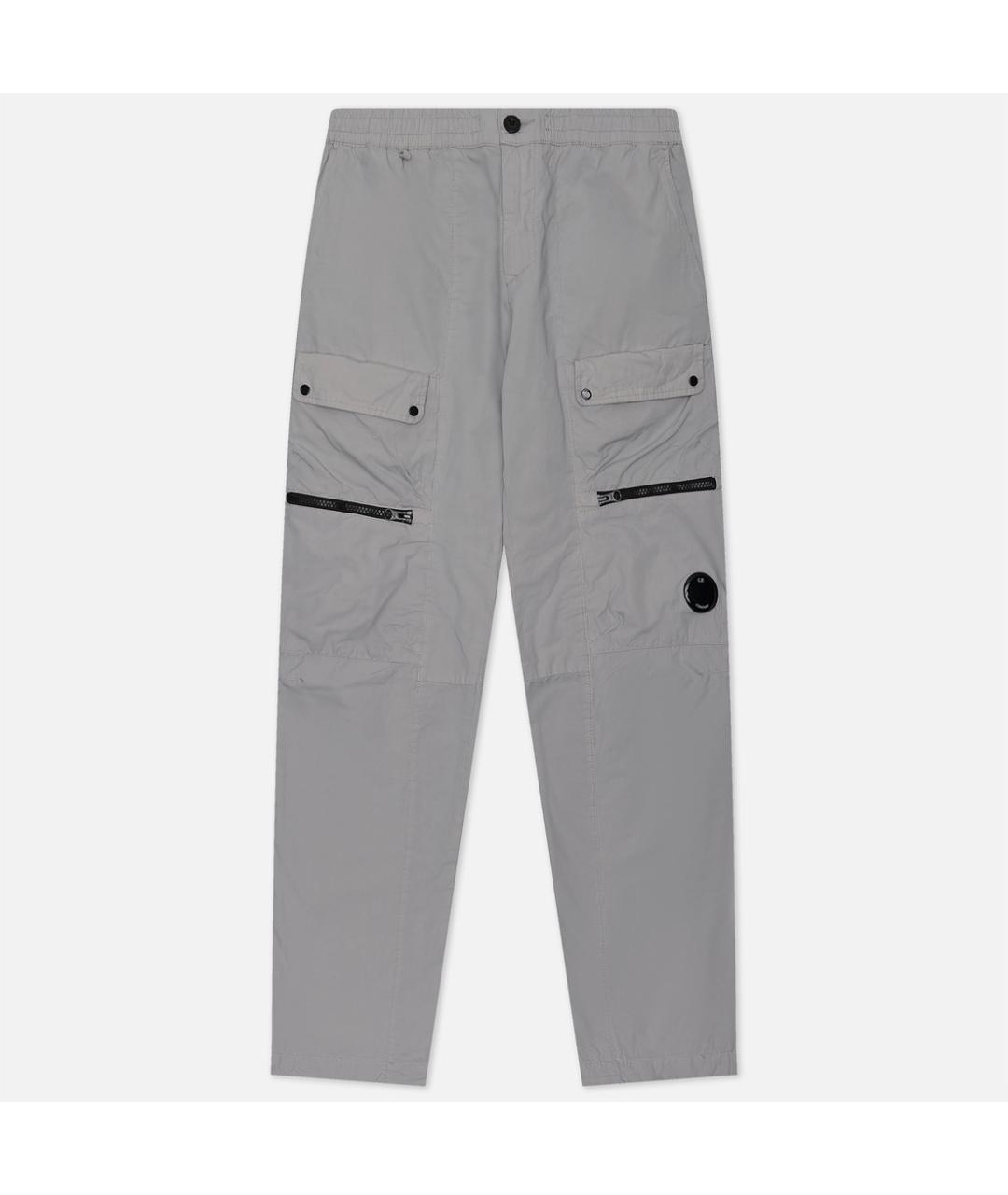 CP COMPANY Серые хлопковые повседневные брюки, фото 7