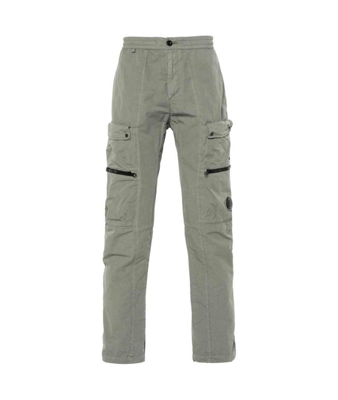 CP COMPANY Зеленые хлопковые повседневные брюки, фото 1