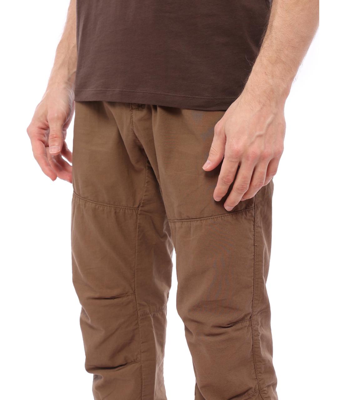 CP COMPANY Коричневые хлопковые повседневные брюки, фото 5