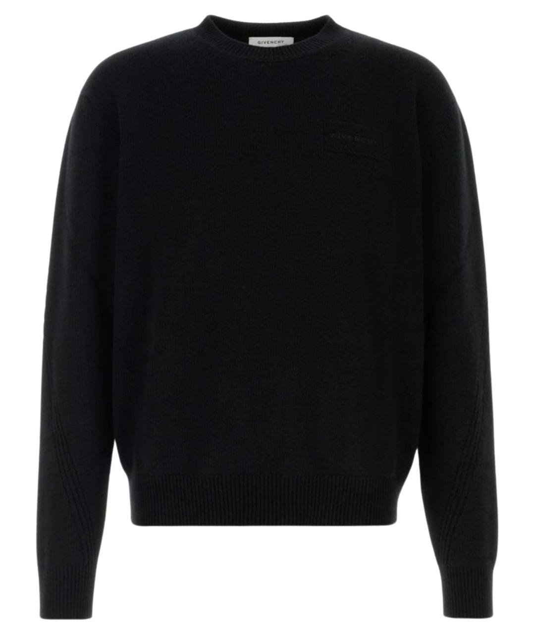 GIVENCHY Черный кашемировый джемпер / свитер, фото 1