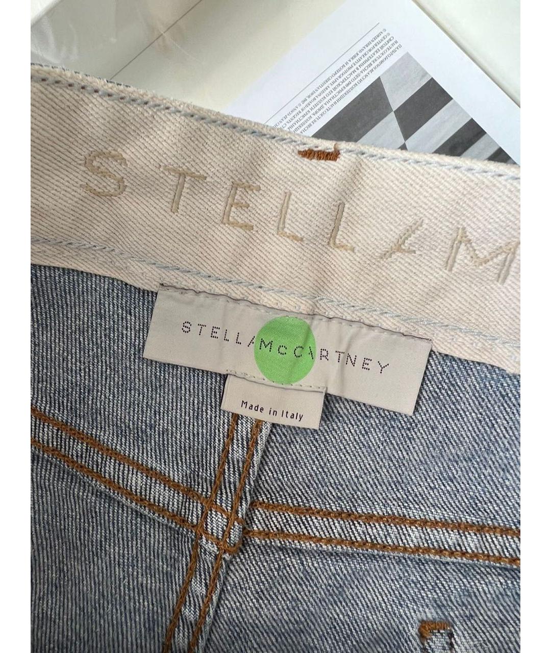 STELLA MCCARTNEY Синие хлопковые шорты, фото 6